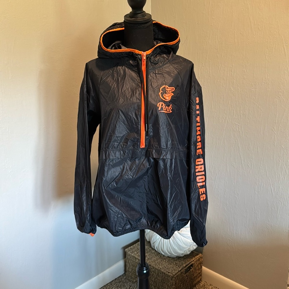 Pink Victoria’s Secret Baltimore Orioles Jacket